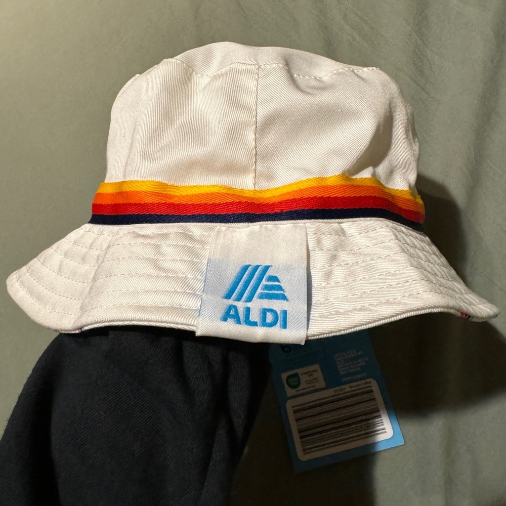 Aldi Gear Retro Striped Bucket Hat 2024 Collection